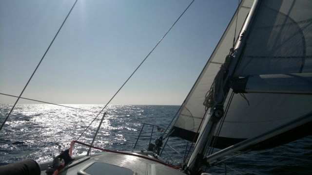 Spaziergang auf hoher See 